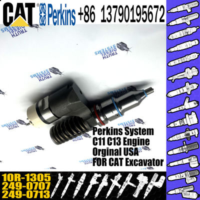 Remanufacture Diesel Fuel Common Rail Injector 2490707 10R1305 249-0707 10R-1305 For CAT Excavator Engine Truck C11