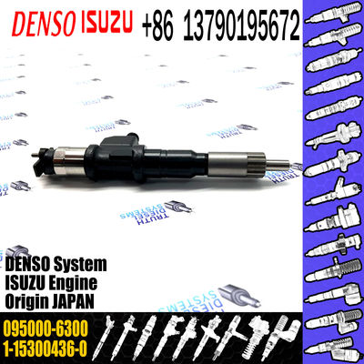 095000-6300 Genuine and Brand new Common rail Diesel Fuel Injector 1-15300436-0 095000-6300
