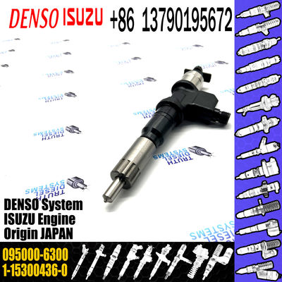 095000-6300 Genuine and Brand new Common rail Diesel Fuel Injector 1-15300436-0 095000-6300