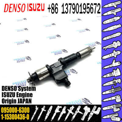 095000-6300 Genuine and Brand new Common rail Diesel Fuel Injector 1-15300436-0 095000-6300