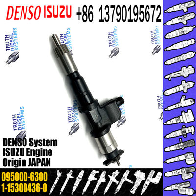 095000-6300 Genuine and Brand new Common rail Diesel Fuel Injector 1-15300436-0 095000-6300