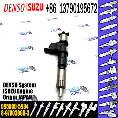 Huida Diesel Engine Fuel Injector 095000-5984 8-97603099-3 for genuine quantity