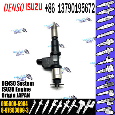 Huida Diesel Engine Fuel Injector 095000-5984 8-97603099-3 for genuine quantity