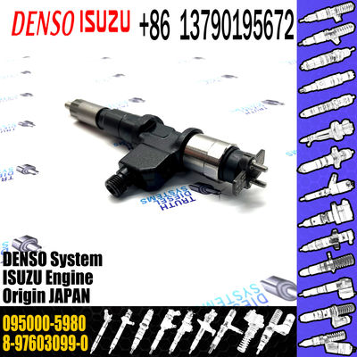 Original Fuel Injector 8-97603099-0 095000-5982 095000-5980 For ISUZU 4HK1 6HK1