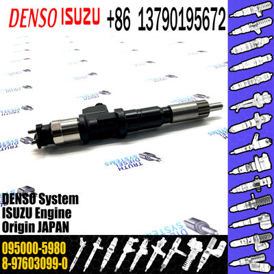 Original Fuel Injector 8-97603099-0 095000-5982 095000-5980 For ISUZU 4HK1 6HK1