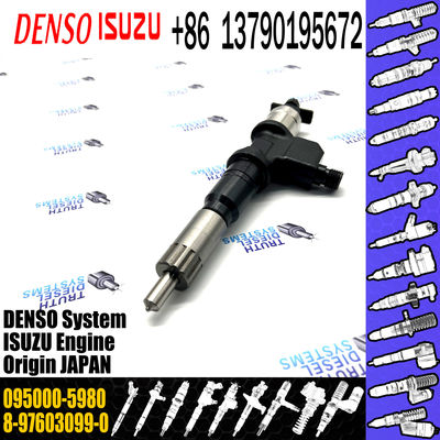Original Fuel Injector 8-97603099-0 095000-5982 095000-5980 For ISUZU 4HK1 6HK1