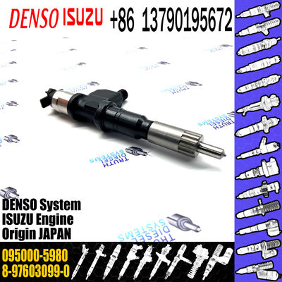 Original Fuel Injector 8-97603099-0 095000-5982 095000-5980 For ISUZU 4HK1 6HK1