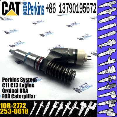 common rail injector 253-0618 10R-2772 for C13 C15 C18 385C auto parts high quality diesel injector nozzle 253-0618