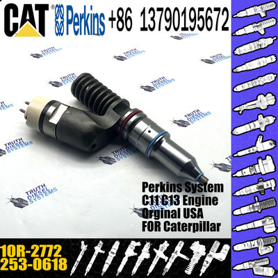 common rail injector 253-0618 10R-2772 for C13 C15 C18 385C auto parts high quality diesel injector nozzle 253-0618