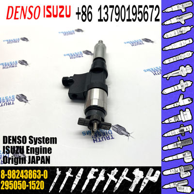original Common Rail Injector 295050-1520 8-98243863-0 For Isuzu 4hk1 Engine Injector 8-98243863-0 8982438630 1520/8630