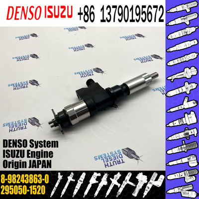 original Common Rail Injector 295050-1520 8-98243863-0 For Isuzu 4hk1 Engine Injector 8-98243863-0 8982438630 1520/8630