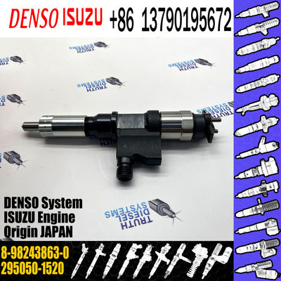original Common Rail Injector 295050-1520 8-98243863-0 For Isuzu 4hk1 Engine Injector 8-98243863-0 8982438630 1520/8630