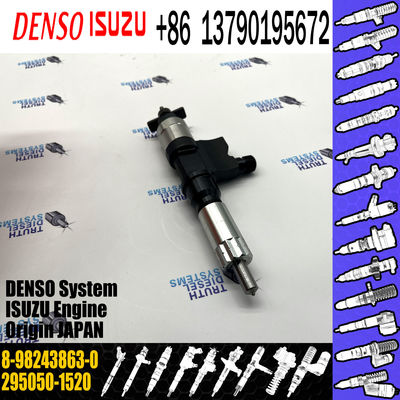 original Common Rail Injector 295050-1520 8-98243863-0 For Isuzu 4hk1 Engine Injector 8-98243863-0 8982438630 1520/8630