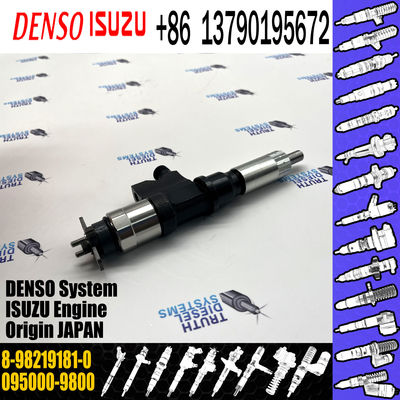 High Quality Common Rail Injector 095000-9800 Diesel Pump Injector 8-98219181-0 for ISUZU 4HK1