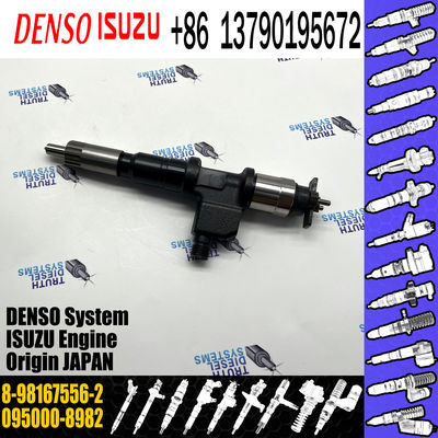 Genuine and new fuel injector 095000-8980 095000-8981 095000-8982 8-98167556-2 for ISUZU 6WG1 Engine
