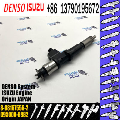 Genuine and new fuel injector 095000-8980 095000-8981 095000-8982 8-98167556-2 for ISUZU 6WG1 Engine
