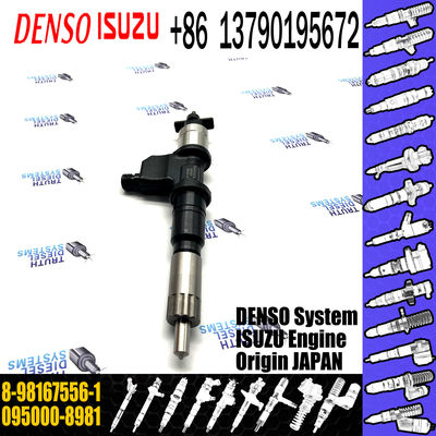 common rail injector 095000-8981 diesel engine fuel injector 8-98167556-1 automotive parts 8981675561