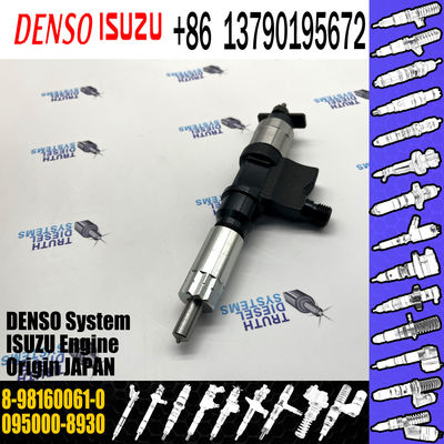 8-98160061-0 095000-8930 Common Rail Fuel Injector For Isuzu 4HK1 Diesel Engine