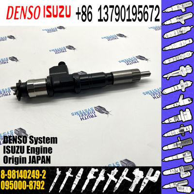 common rail injector 095000-8792 diesel engine fuel injector 8-98140249-2 automotive parts 8981402492