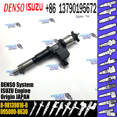 Densos fuel injector 095000-8630 8-98139816-0 8-98139816-3 898139816# injector for ISUZU 6WG1 engine