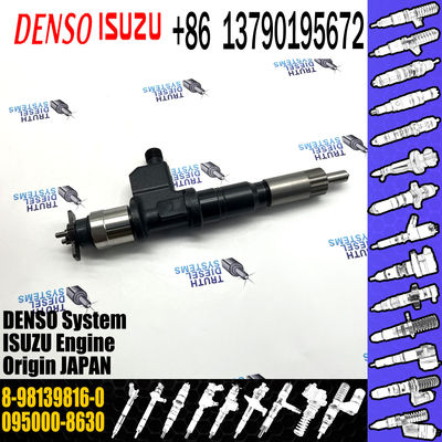 Densos fuel injector 095000-8630 8-98139816-0 8-98139816-3 898139816# injector for ISUZU 6WG1 engine