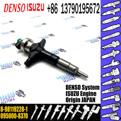 Wholesale Diesel Injector 095000-8370 Common Rail Injector 8-98119228-1 for Isuzu 4JJ1