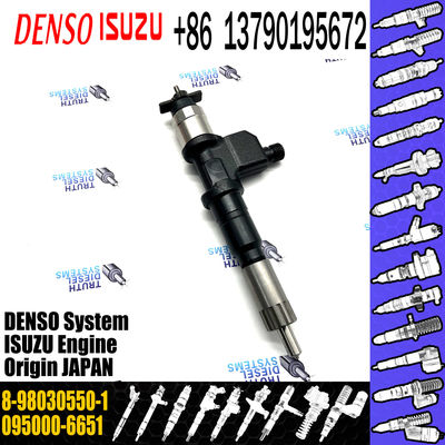 New Diesel common rail fuel injector 095000-6651 8-98030550-1 For ISUZU GIGA 6WF1 heavy duty CYZ EXZ 14.3L