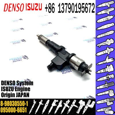 New Diesel common rail fuel injector 095000-6651 8-98030550-1 For ISUZU GIGA 6WF1 heavy duty CYZ EXZ 14.3L