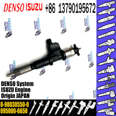common rail injector 095000-6650 8-98030550-0 injector for Isuzu 6WF1 injector nozzle 095000-6650 8-98030550-0