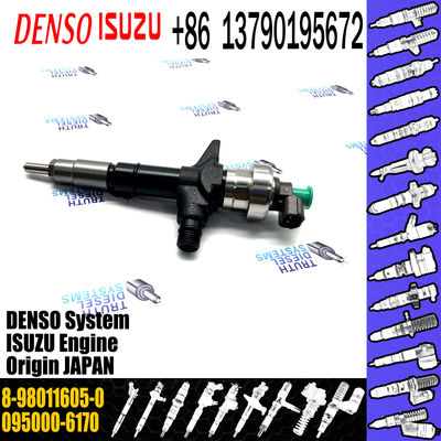 Common Rail Fuel Injector 095000-6170 For Engine ISUZU D-MAX 4JJ1 8-98055863-0 8-98011605-0