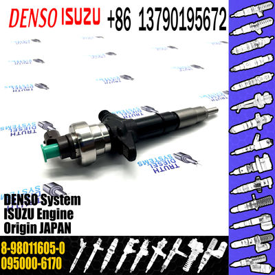 Common Rail Fuel Injector 095000-6170 For Engine ISUZU D-MAX 4JJ1 8-98055863-0 8-98011605-0