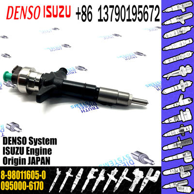 Common Rail Fuel Injector 095000-6170 For Engine ISUZU D-MAX 4JJ1 8-98055863-0 8-98011605-0