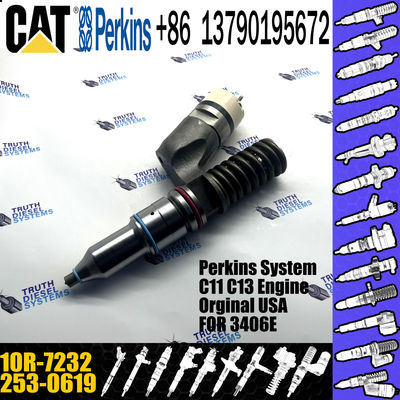 Diesel 3406E Engine Injector 253-0619 10R-7232 239-4908 239-4908 For Caterpillar Common Rail