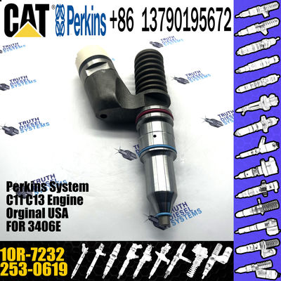 Diesel 3406E Engine Injector 253-0619 10R-7232 239-4908 239-4908 For Caterpillar Common Rail