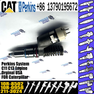 Hot sale fuel common rail injector 211-3024 10R-0958 10R-8502 for Caterpillar Engine C15