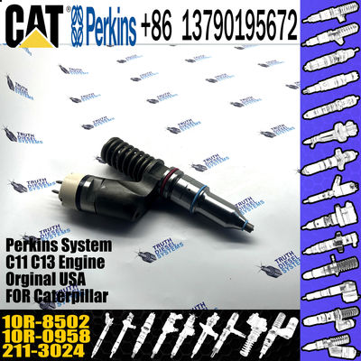 Hot sale fuel common rail injector 211-3024 10R-0958 10R-8502 for Caterpillar Engine C15