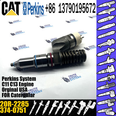 Heavy Truck Common Rail Diesel Fuel Injector 3740751 374-0751 20R-2285 For Caterpillar C15 C18 Excavator