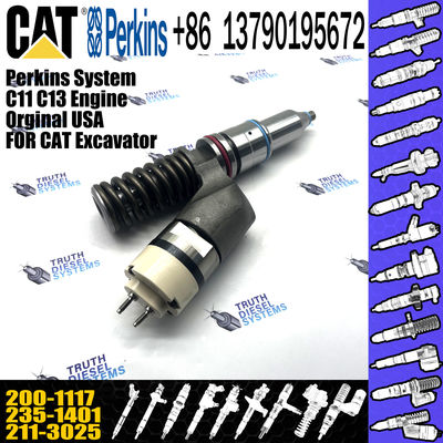 CAT excavator parts fuel injector 211-3025 200-1117 235-1401 for C15 C16 engine