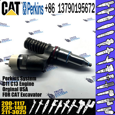 CAT excavator parts fuel injector 211-3025 200-1117 235-1401 for C15 C16 engine