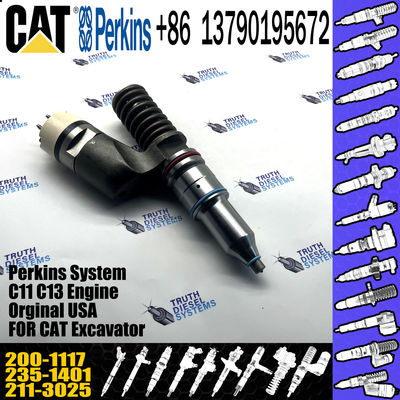 CAT excavator parts fuel injector 211-3025 200-1117 235-1401 for C15 C16 engine