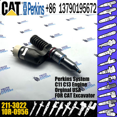 High Quality Diesel Fuel Common Rail Injector 211-3022 10R-0956 For CAT Engine 3406E C15