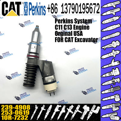 Diesel 3406E Engine Injector 253-0619 10R-7232 239-4908 239-4908 For Caterpillar Common Rail