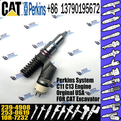 Diesel 3406E Engine Injector 253-0619 10R-7232 239-4908 239-4908 For Caterpillar Common Rail