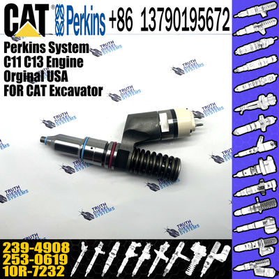 Diesel 3406E Engine Injector 253-0619 10R-7232 239-4908 239-4908 For Caterpillar Common Rail