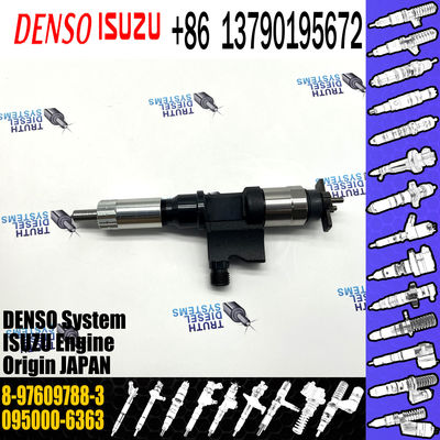 Rail Inyectores Diesel Injector 095000-6363 6360 8-97609788-3 For Denso Isuzu Foward 4HK1 5.2L