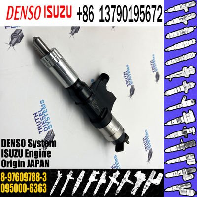 Rail Inyectores Diesel Injector 095000-6363 6360 8-97609788-3 For Denso Isuzu Foward 4HK1 5.2L