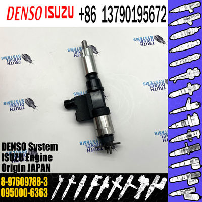 Rail Inyectores Diesel Injector 095000-6363 6360 8-97609788-3 For Denso Isuzu Foward 4HK1 5.2L