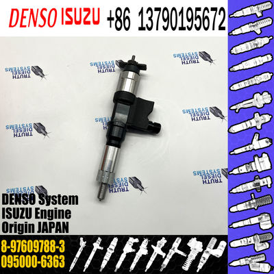 Rail Inyectores Diesel Injector 095000-6363 6360 8-97609788-3 For Denso Isuzu Foward 4HK1 5.2L