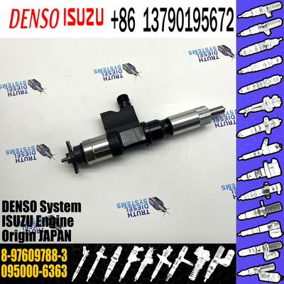 Rail Inyectores Diesel Injector 095000-6363 6360 8-97609788-3 For Denso Isuzu Foward 4HK1 5.2L