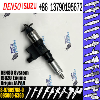 Rail Fuel Injector 095000-6360 SX001-08606 8-97609788-0 for Isuzu F Series 7.8 d 225-300 6HK1 Forwa